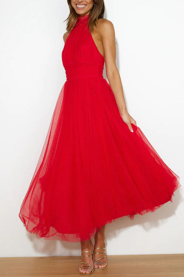 Leilani | Abito elegante con gonna lunga