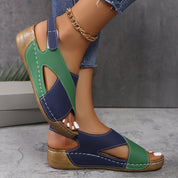 Lira | Sandali chic bicolore: comfort e stile