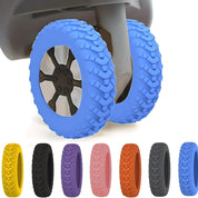 Ruote di ricambio per passeggino, set di 8 pezzi, colori assortiti: blu, giallo, nero, viola, rosa, rosso, arancione. Compatibili con vari modelli.
