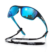 Polarizzanti occhiali da sole sportivi all'aperto con protezione UV400 - design leggero ed elegante per il massimo comfort per gli occhi-3