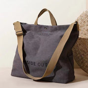 Elegante borsa a tracolla in tela retrò di Esther