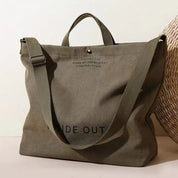 Elegante borsa a tracolla in tela retrò di Esther