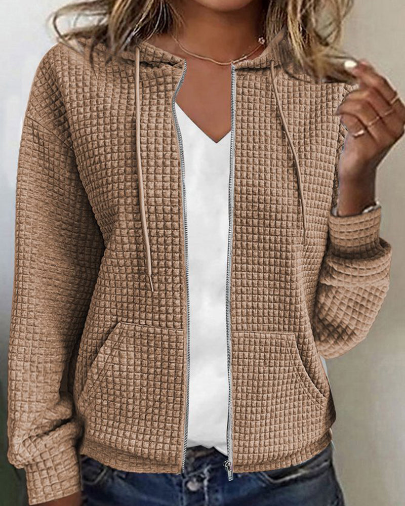 Bella | Elegante gilet con cappuccio per tutti i giorni con tasche da donna