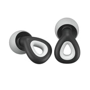 Cuffie wireless nere e bianche con design ergonomico, ideali per musica e chiamate. Accessorio audio moderno e confortevole.
