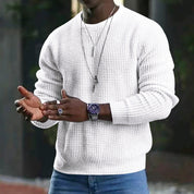 Leone | Maglione a maniche lunghe: un girocollo pulito per lo stile di tutti i giorni