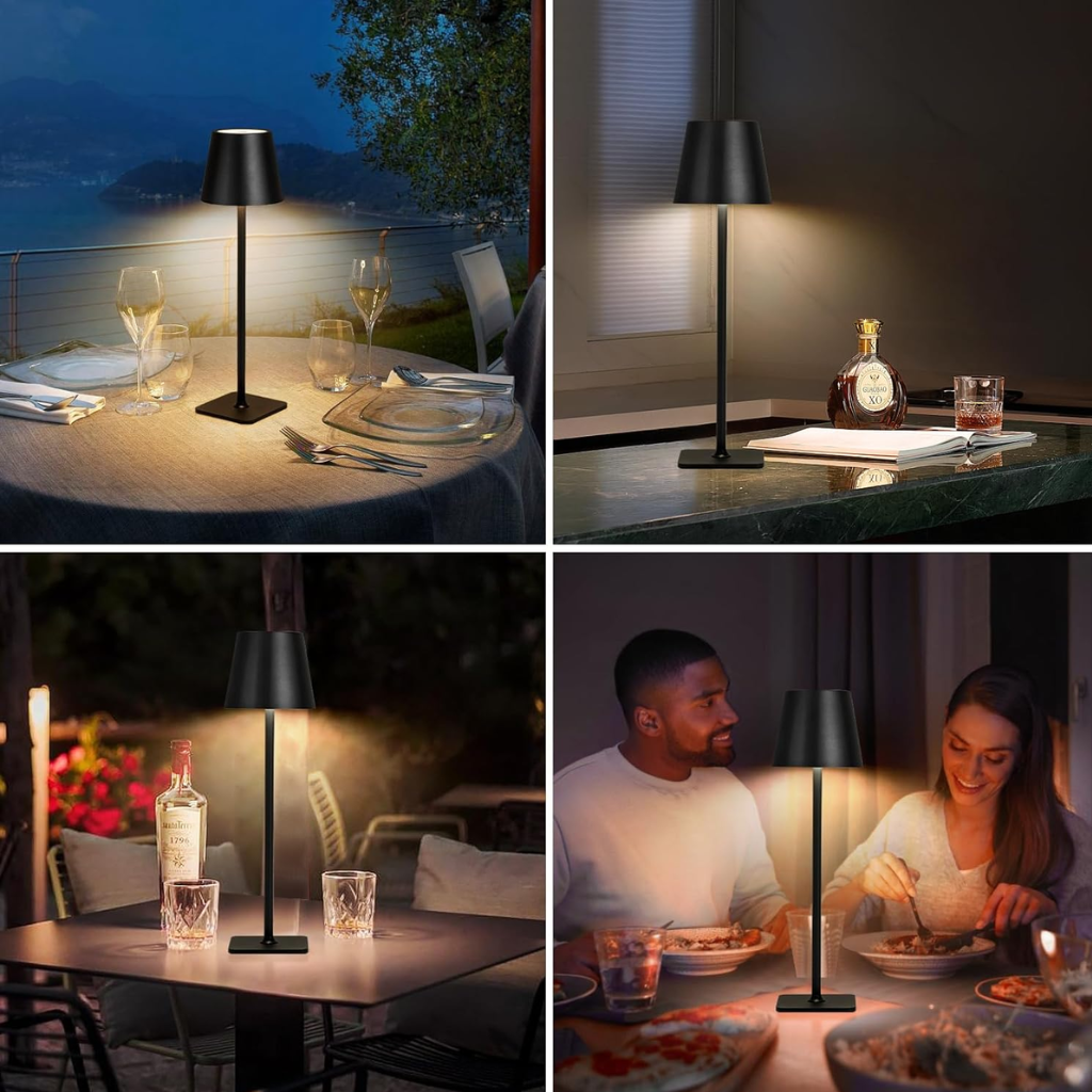 NORDIA | Lampada da tavolo ricaricabile senza fili