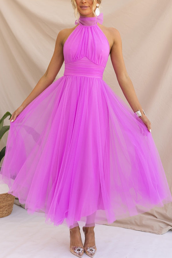 Leilani | Abito elegante con gonna lunga