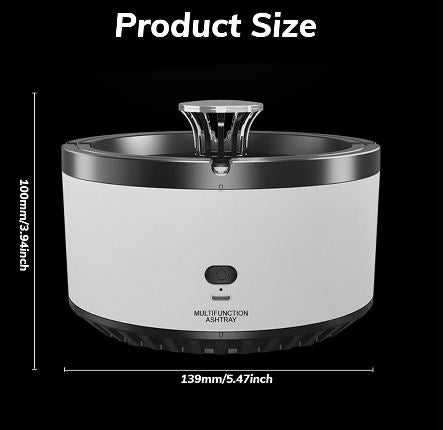 Posacenere elettrico senza fumo