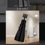 Rubinetto nero premium Zwart, design moderno, finitura lucida, ideale per cucina elegante. Accessorio di alta qualità, facile da installare.