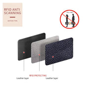 Maisy | Portafoglio da viaggio in ecopelle con blocco RFID