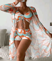 Elegante completo bikini in 3 pezzi ELLA