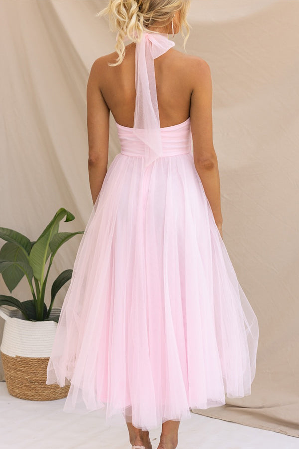 Leilani | Abito elegante con gonna lunga