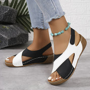 Lira | Sandali chic bicolore: comfort e stile
