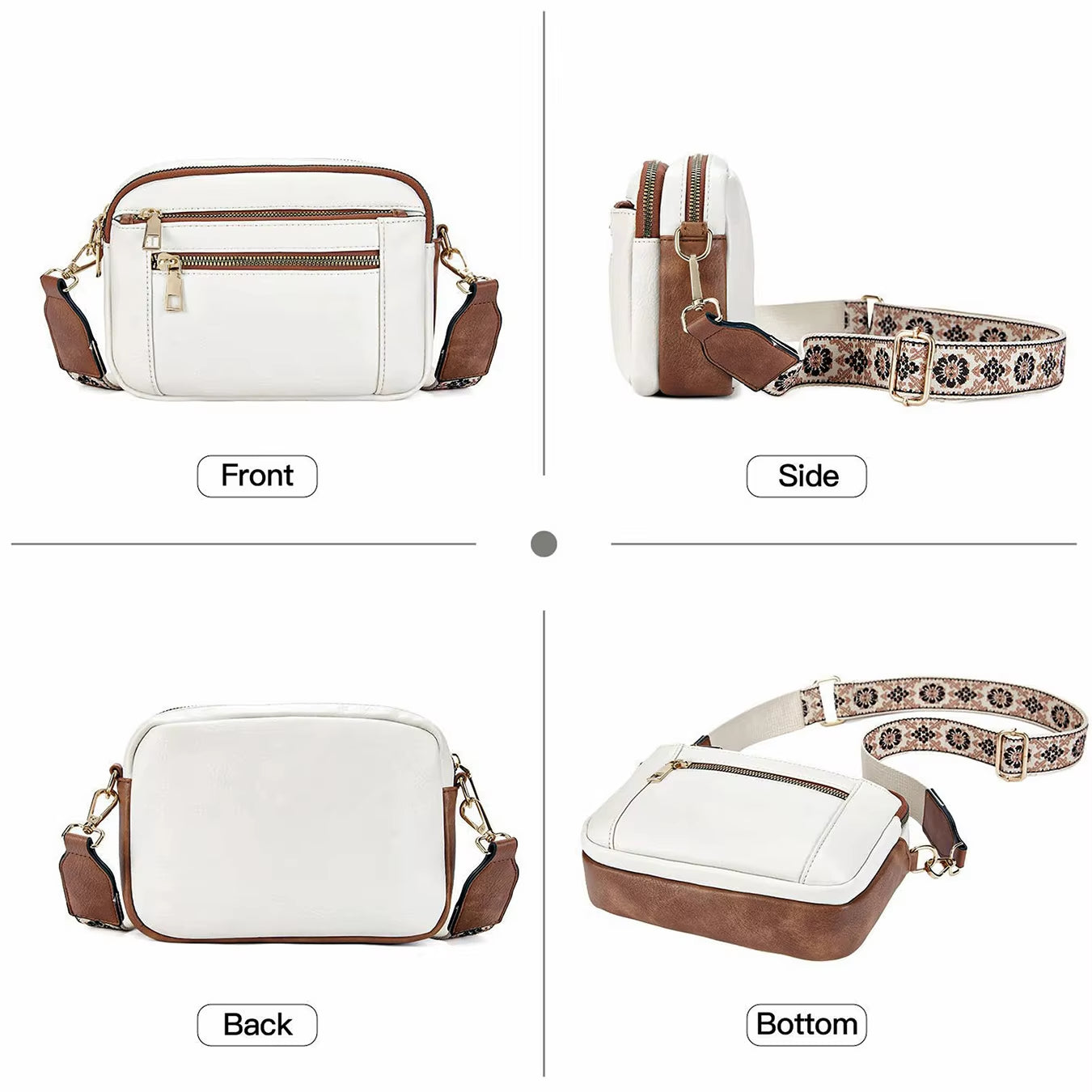 Mila | Borsa a tracolla in pelle PU premium per donna