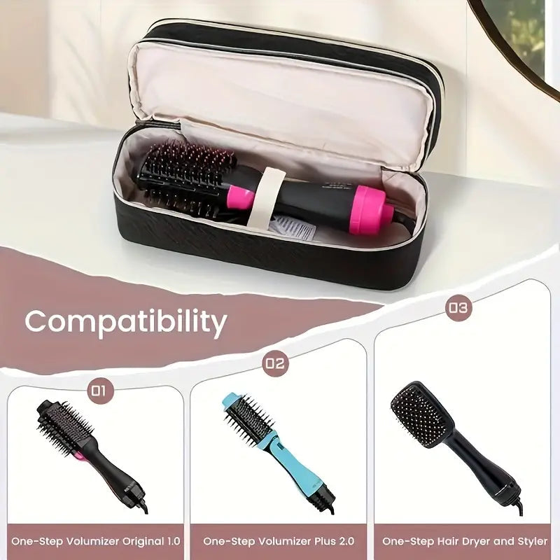 Custodia per spazzola volumizzante con asciugacapelli, compatibile con modelli One-Step Volumizer 1.0, Plus 2.0 e Hair Dryer Styler.