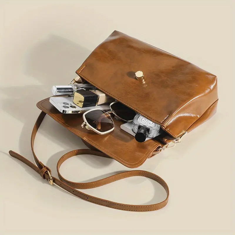 Miracolo | Borsa a tracolla a tracolla da donna in ecopelle vintage chic