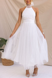 Leilani | Abito elegante con gonna lunga