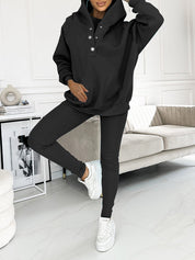 MILA | Cozy Three-Piece Lounge Set - Lizabella Fashion