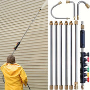 4000 PSI Telescoping Wand Wand Aled Pressure Set per drenaggio di grondaia e tetto e pulizia delle pareti 0
