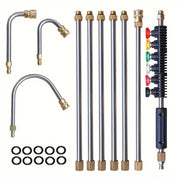 4000 PSI Telescoping Wand Wand Aled Pressure Set per drenaggio di grondaia e tetto e pulizia delle pareti 1