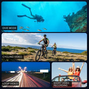 4K Ultra HD Sport Pro Camera - WiFi abilitato e impermeabile per vlogging e sport all'aperto 6
