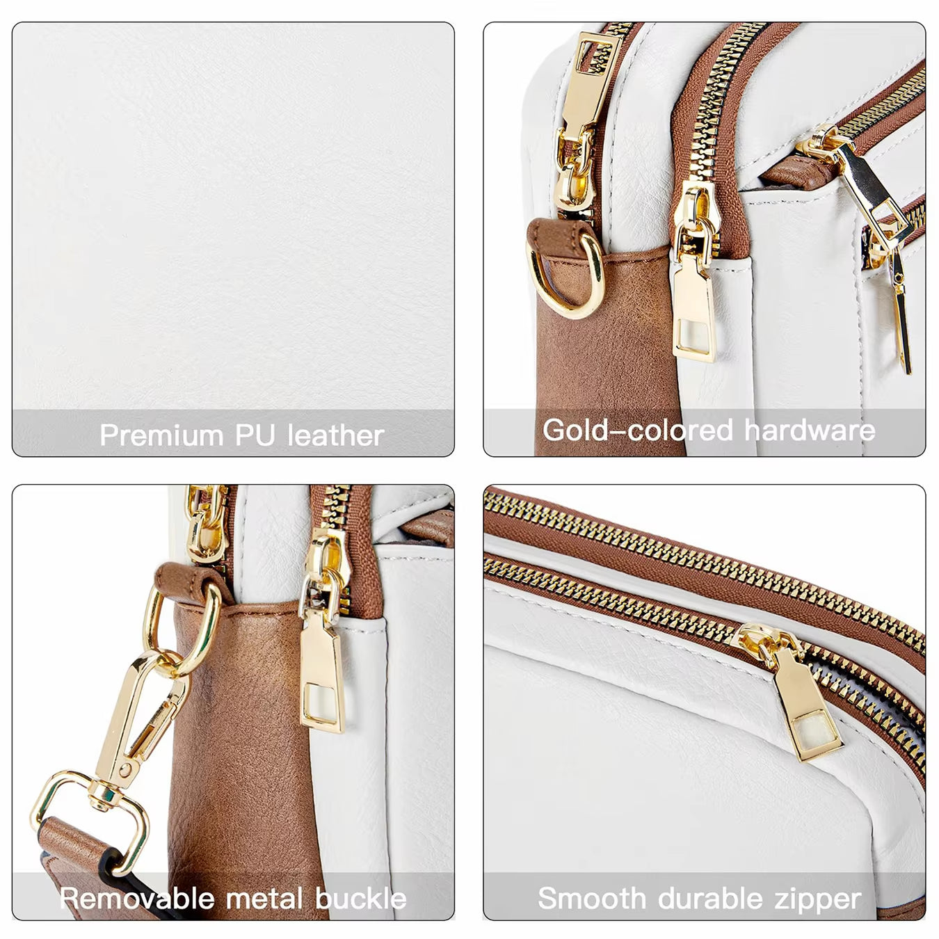 Mila | Borsa a tracolla in pelle PU premium per donna