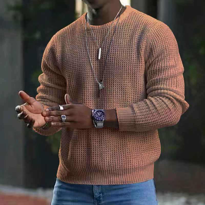 Leone | Maglione a maniche lunghe: un girocollo pulito per lo stile di tutti i giorni