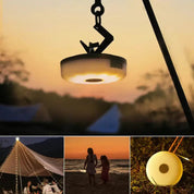 4 in 1 Camp Light - Lanterna da campeggio portatile, luci a corde con 8 modalità di illuminazione, Power Bank ricaricabile per avventure all'aperto 1