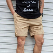  Short mentali maschili - Fit facile e rilassato - vita elastica con cordone - sopra il ginocchio-6