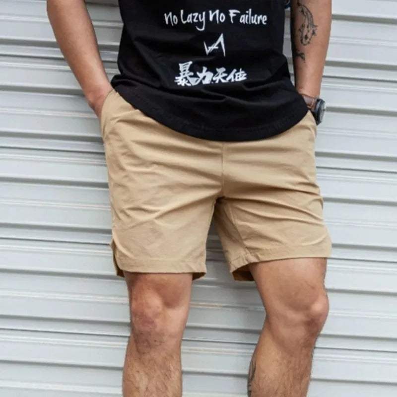  Short mentali maschili - Fit facile e rilassato - vita elastica con cordone - sopra il ginocchio-6