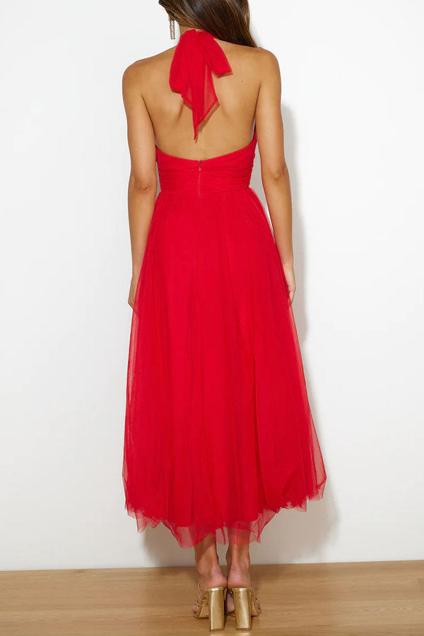 Leilani | Abito elegante con gonna lunga