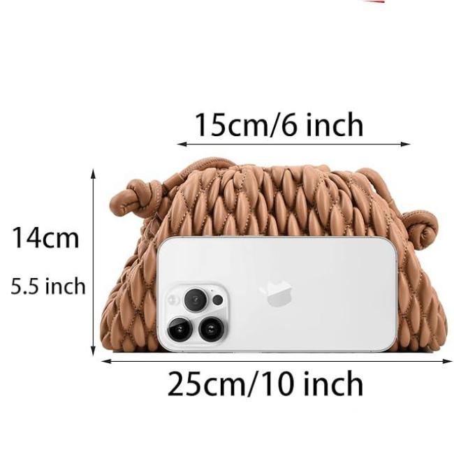 Nellie | Elegante borsa a tracolla a tracolla in pelle mini tinta unita
