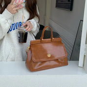Miracolo | Borsa a tracolla a tracolla da donna in ecopelle vintage chic