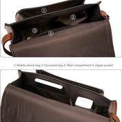Daniela | Borsa a tracolla da sella in pelle PU vintage da donna