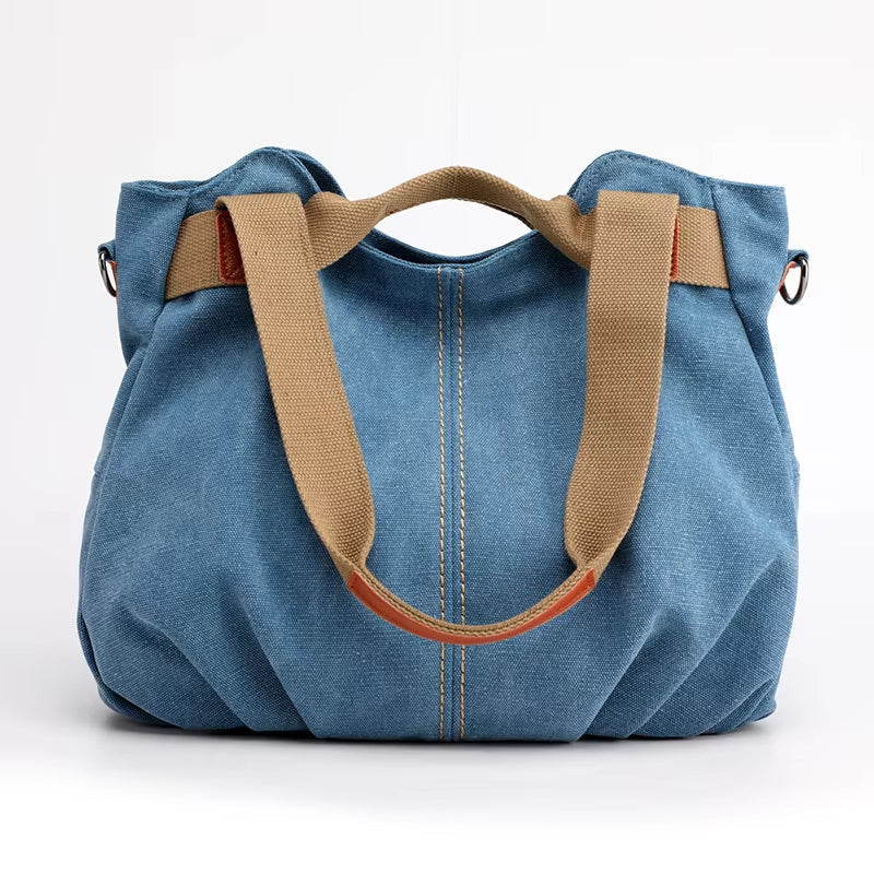 Amanda | Borsa tote in tela di ispirazione vintage, elegante e funzionale