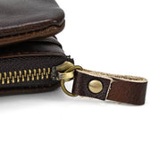 Cacciatore | Portafoglio da viaggio vintage in vera pelle con blocco RFID