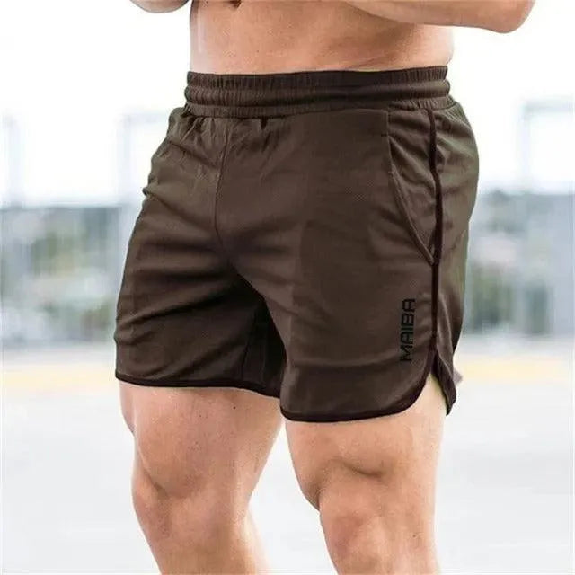  Sport - Shorts portatili per uomini - leggermente traspirante - vita elastica - tasche laterali-2