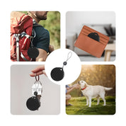 Portachiavi localizzatore GPS nero, compatibile con zaini, portafogli, chiavi e collari per cani. Ideale per escursionismo e sicurezza oggetti.