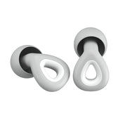 Orecchini moderni in ceramica bianca, design a goccia, eleganti e minimalisti, accessori moda donna, gioielli contemporanei, stile unico.