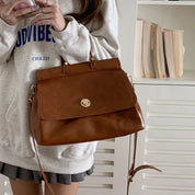 Miracolo | Borsa a tracolla a tracolla da donna in ecopelle vintage chic