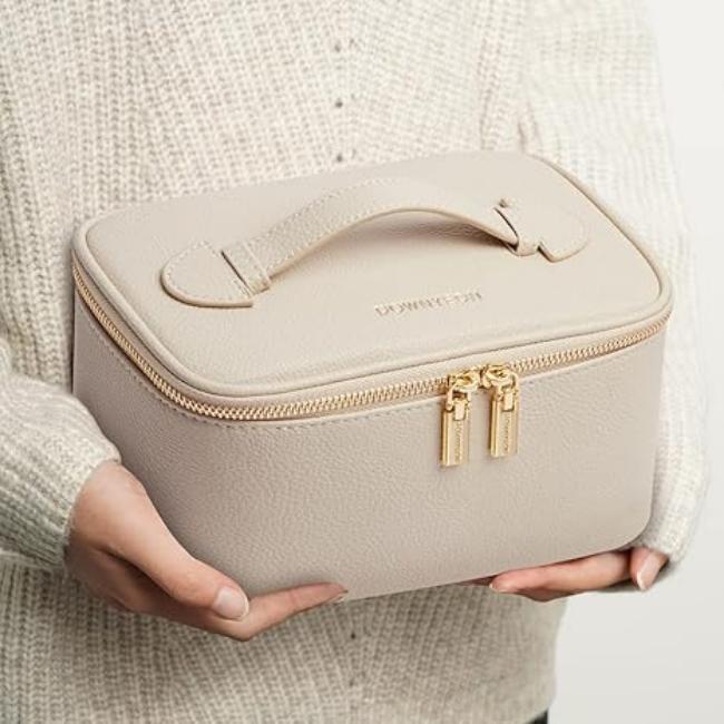 Dalia | Borsa per cosmetici da viaggio in pelle deluxe da donna