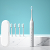X2 bianco con 4 teste di pennelli [nuovo] + Custodia da viaggio