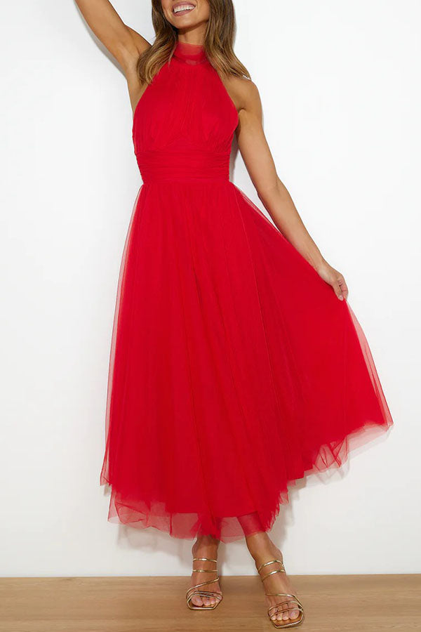 Leilani | Abito elegante con gonna lunga