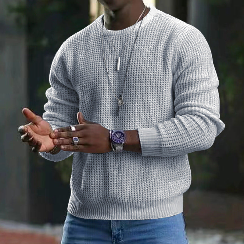 Leone | Maglione a maniche lunghe: un girocollo pulito per lo stile di tutti i giorni