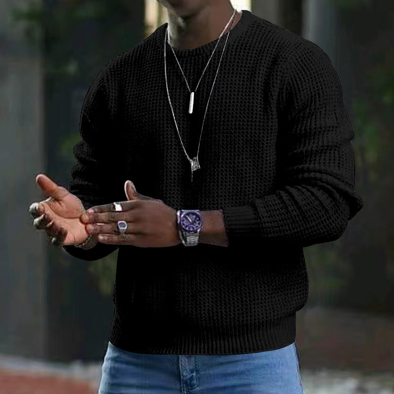 Leone | Maglione a maniche lunghe: un girocollo pulito per lo stile di tutti i giorni