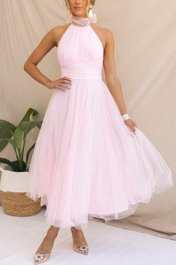 Leilani | Abito elegante con gonna lunga