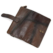 Cacciatore | Portafoglio da viaggio vintage in vera pelle con blocco RFID