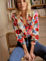 Karina | Comoda camicetta floreale