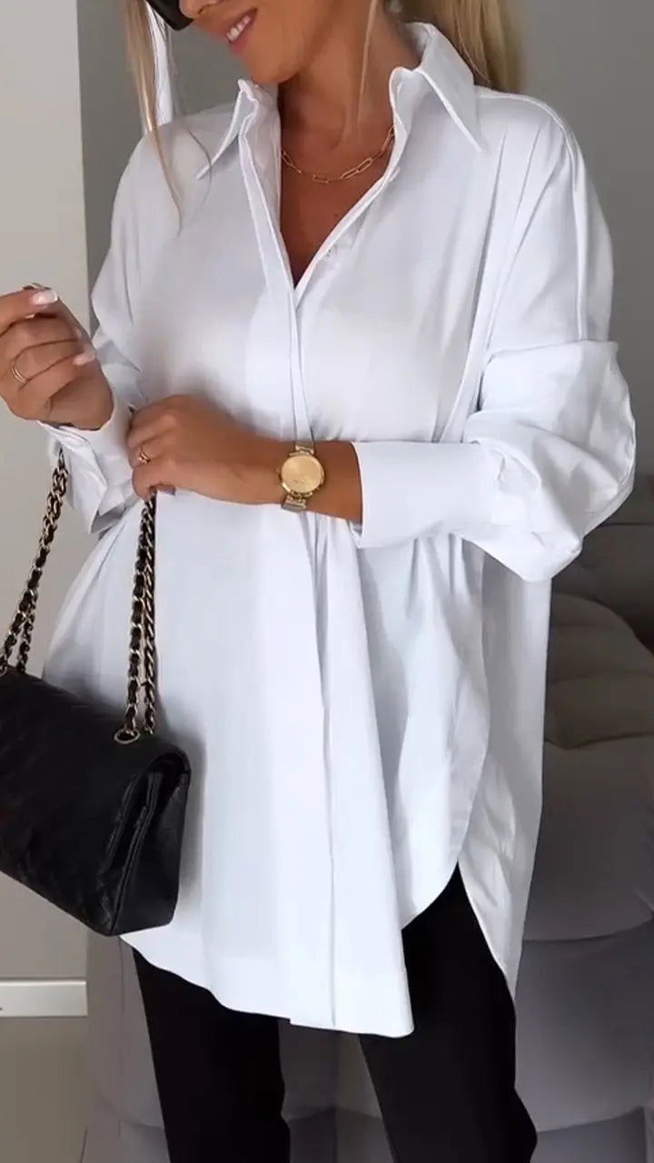 AMY | Elegant Women's Lapel Shirt for a Timeless Look - Lizabella Fashion -  -  - AMY | Elegant Women's Lapel Shirt for a Timeless Look - Lizabella Fashion - #tag1# - #tag2#
