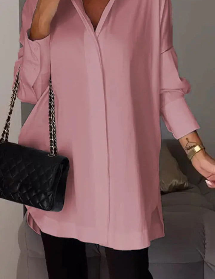 AMY | Elegant Women's Lapel Shirt for a Timeless Look - Lizabella Fashion -  -  - AMY | Elegant Women's Lapel Shirt for a Timeless Look - Lizabella Fashion - #tag1# - #tag2#